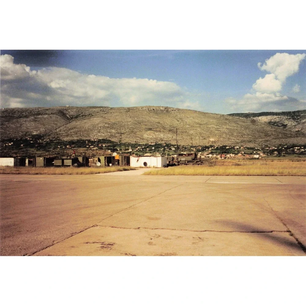 Vintage 1999 Bosnia SFOR NATO Base Airstrip Aerial Photo Lot of 9 6x4 - Picture 8 of 9